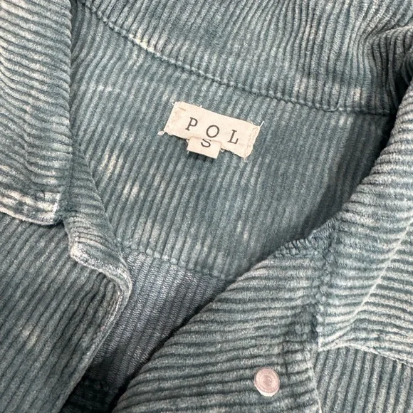 POL Teal Corduroy Jacket with Frayed Hem- it’s slightly brighter than in the pic - Picture 5 of 10